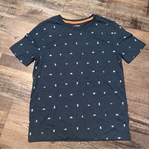 Old Navy Blue Bug Patterned Boys Shirt